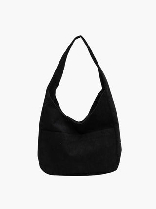 Sarah - Retro Corduroy Slouchy Tote Bag