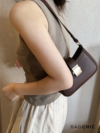 Madeline - Retro Fashion Structured Saddle Bag