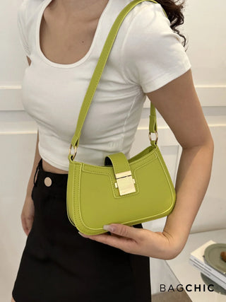 Madeline - Retro Fashion Structured Saddle Bag