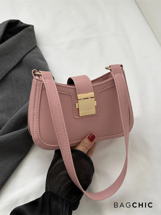 Madeline - Retro Fashion Structured Saddle Bag