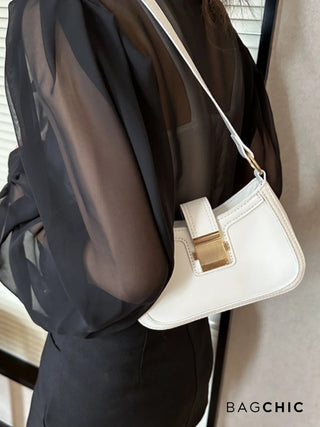 Madeline - Retro Fashion Structured Saddle Bag