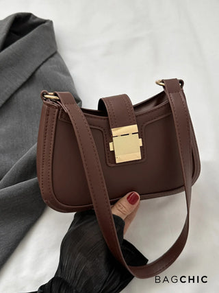 Madeline - Retro Fashion Structured Saddle Bag