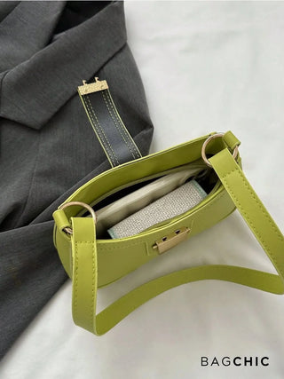 Madeline - Retro Fashion Structured Saddle Bag