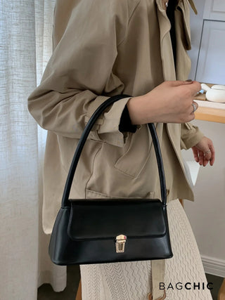 Natalia - Retro Leather Flap Top Bag