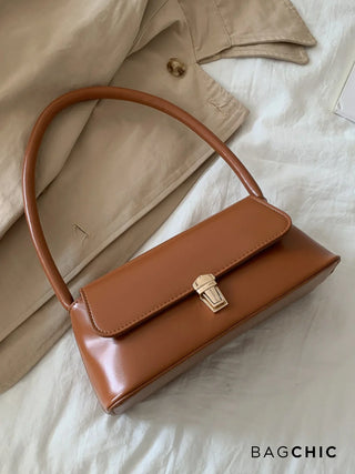 Natalia - Retro Leather Flap Top Bag