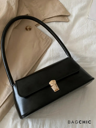 Natalia - Retro Leather Flap Top Bag