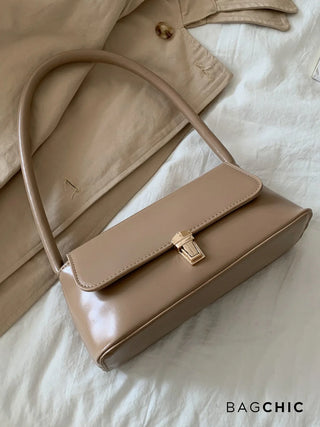 Natalia - Retro Leather Flap Top Bag