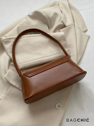 Natalia - Retro Leather Flap Top Bag