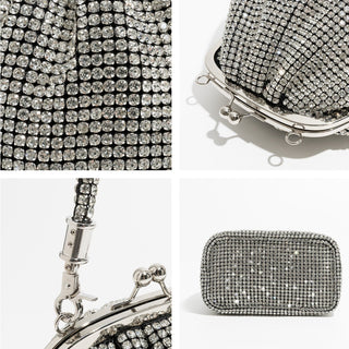 Amara - Sparkle Vintage Rhinestone Handle Bag