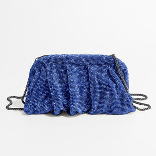 Julia - Sparkle Ruched Rhinestone Mini Bag