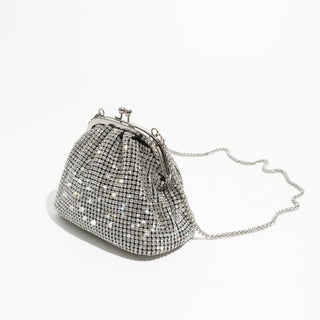 Amara - Sparkle Vintage Rhinestone Handle Bag