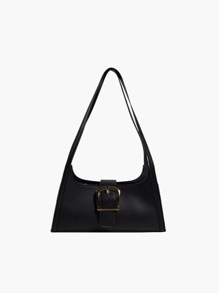 Millie - Sleek Belted Leather Shoulder Bag