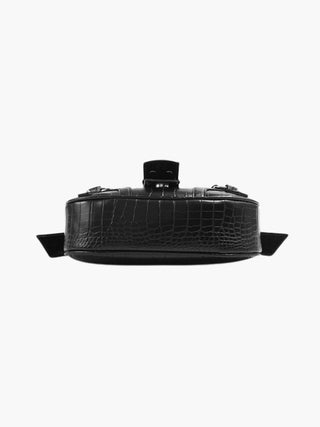 Bella - Sleek Leather Gothic-Inspired Buckle Bag