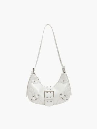 Bella - Sleek Leather Gothic-Inspired Buckle Bag