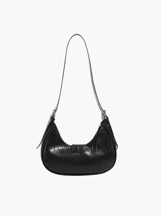 Bella - Sleek Leather Gothic-Inspired Buckle Bag