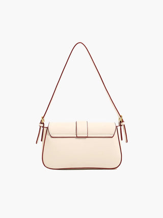 Josie - Sleek Leather Modern Flap Bag