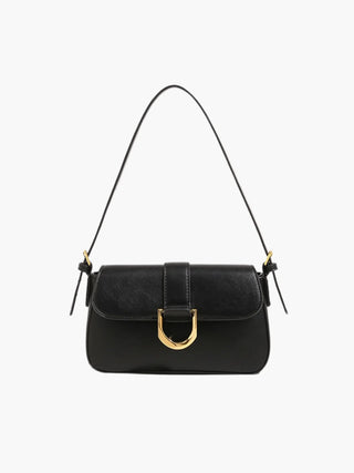 Josie - Sleek Leather Modern Flap Bag