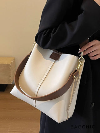 Lucia - Sleek Open-Top Multi-Strap Shoulder Bag