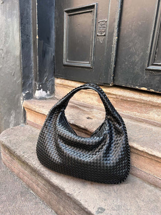 Emma - Braided Everyday Leather Maxi Bag
