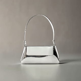 Sophia - Metallic Leather Hand Bag