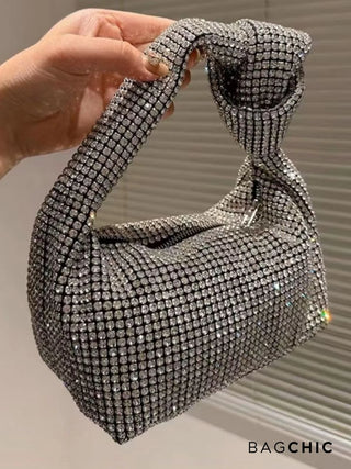 Rylee - Sparkle Knot Rhinestone Mini Bag
