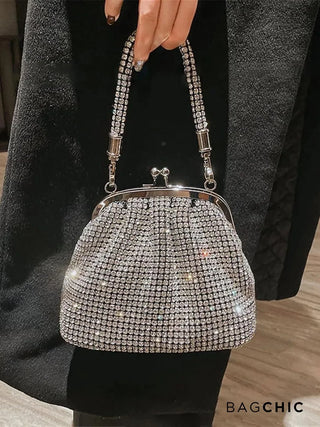 Amara - Sparkle Vintage Rhinestone Handle Bag