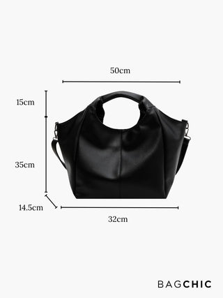 Remi - Stylish Oversized Open-Top Tote Bag