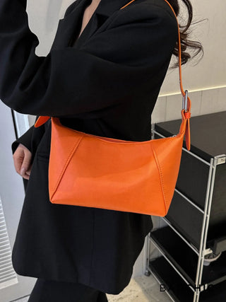 Amira - Textured Leather Everyday Shoulder Bag