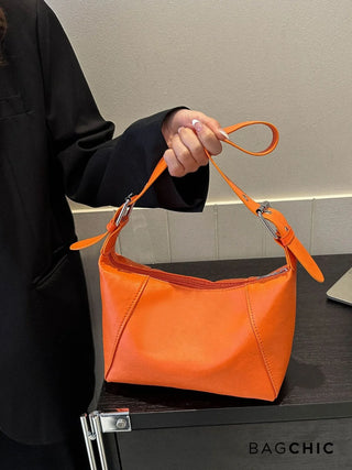 Amira - Textured Leather Everyday Shoulder Bag