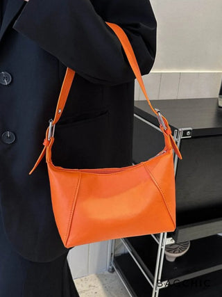 Amira - Textured Leather Everyday Shoulder Bag