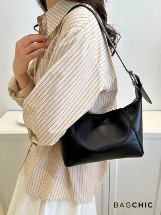 Amira - Textured Leather Everyday Shoulder Bag