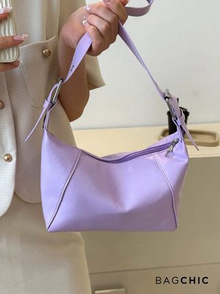 Amira - Textured Leather Everyday Shoulder Bag