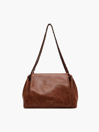 Sienna - Vintage Leather Chain Strap Shoulder Bag
