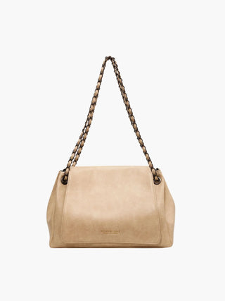 Sienna - Vintage Leather Chain Strap Shoulder Bag