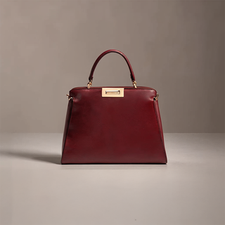 Natalie - Leather Satchel with Dual Carrying Options