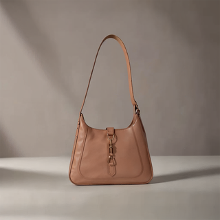 Eden - Minimalist Leather Saddle Shoulder Bag