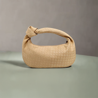 Juliette - Woven Knot Mini Suede Shoulder Bag