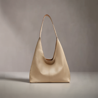 Ruby - Leather Slouchy Hobo Shoulder Bag