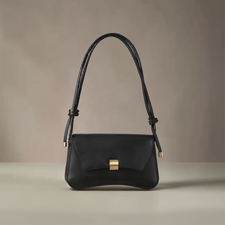 Willow - Fashion Leather Curved Flap Handbag