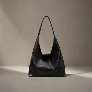 Ruby - Leather Slouchy Hobo Shoulder Bag