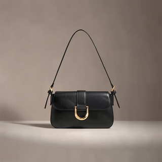 Josie - Sleek Leather Modern Flap Bag