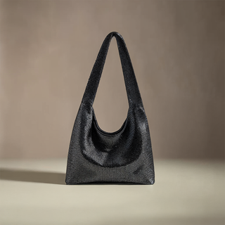 Camila - Chain Mesh Hobo Bag with Soft Drape Design