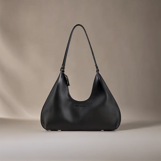 Grace - Exquisite Leather Crescent Hobo Bag
