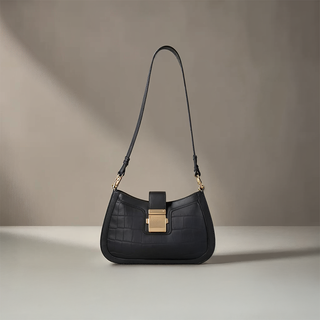 Victoria - Gold Clasp Mini Saddle Bag