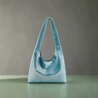 Camila - Chain Mesh Hobo Bag with Soft Drape Design
