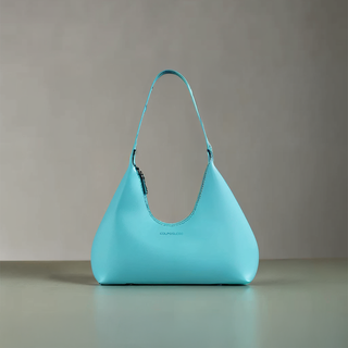 Grace - Exquisite Leather Crescent Hobo Bag
