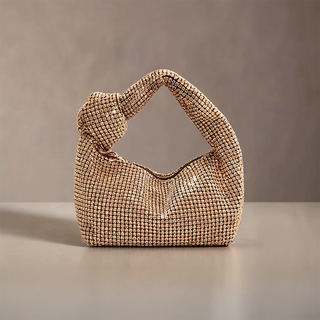 Rylee - Sparkle Knot Rhinestone Mini Bag