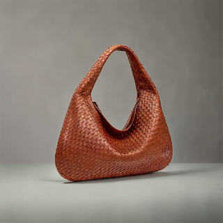 Emma - Braided Everyday Leather Maxi Bag