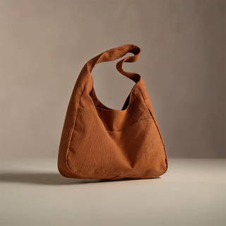 Sarah - Retro Corduroy Slouchy Tote Bag