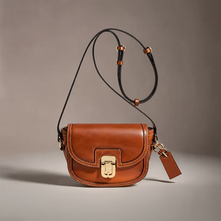 Luna - Canvas and Leather Mini Crossbody Bag